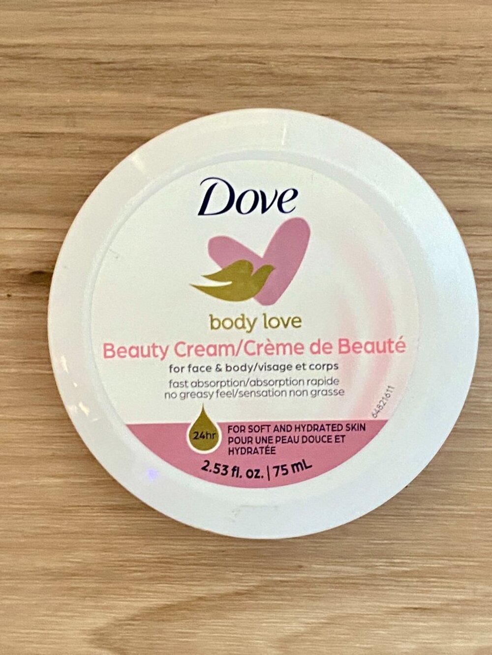 Dove Body Love Beauty Cream for Face & Body – 2.53 fl oz (1 Pack)